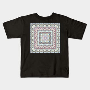 Bright square arabic ornate pattern Kids T-Shirt